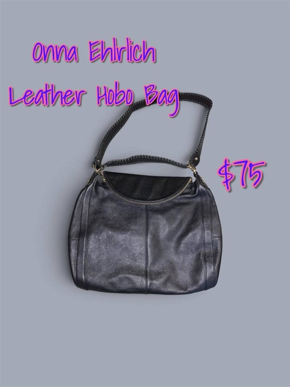 Onna Ehrlich Leather Hobo Bag